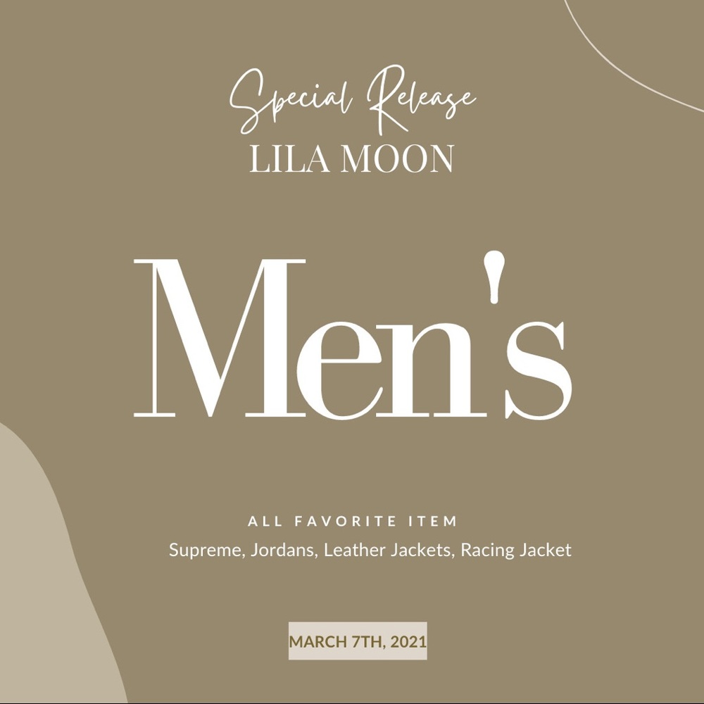 Men’s Items Drop!!!